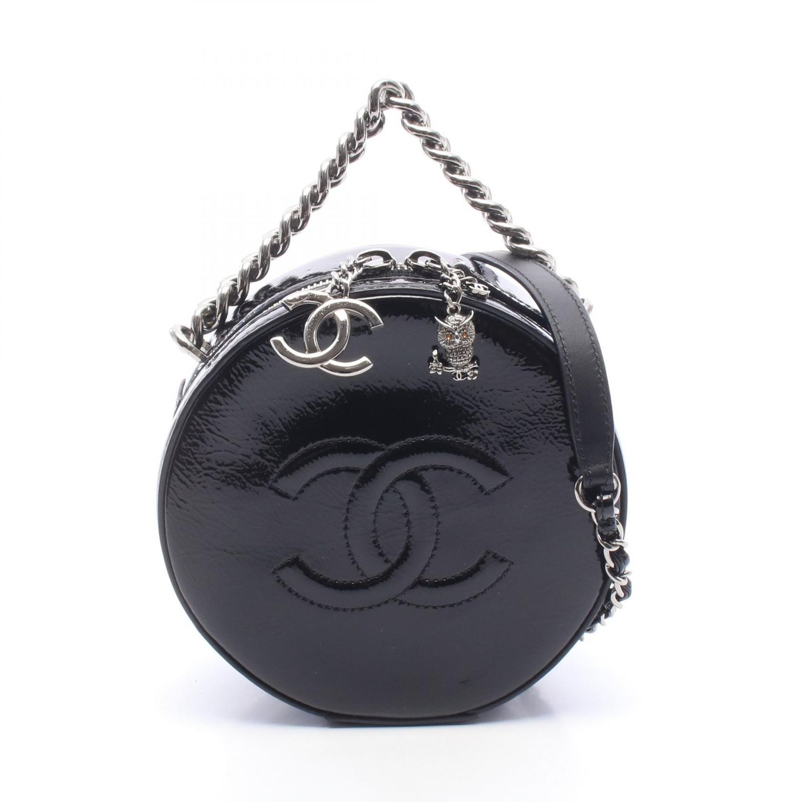 CHANEL シャネル ココマーク ラウンド 2WAY ハンドバッグ
