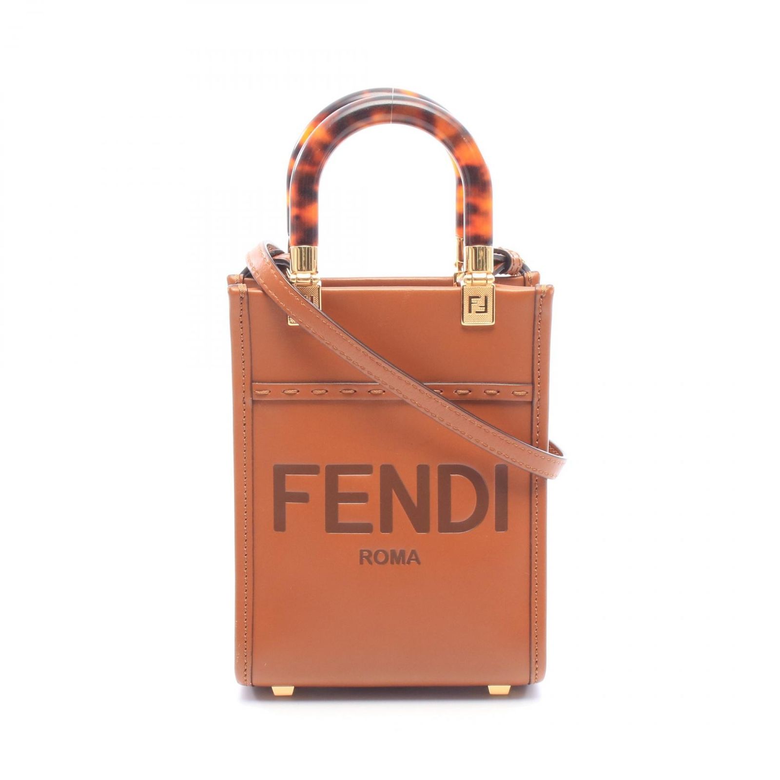 FENDI フェンディ サンシャインショッパー ミニ 2WAY ハンドバッグ