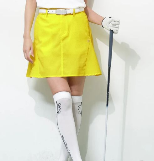 【PING APPAREL】全方向ストレッチサッカーフレアスカート ＜PERFORMANCE＞ (LADIES)/622-6134600