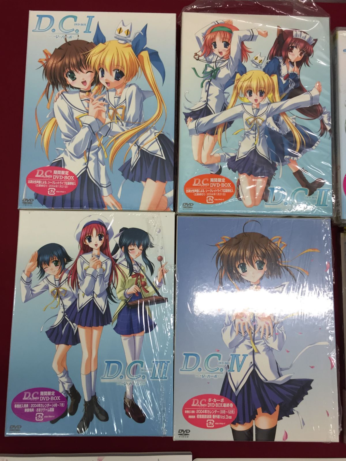 カメ】D.C. ～ダ・カーポ～ 1-2期 DVD-BOX 特典 グッズ まとめ 巻抜け