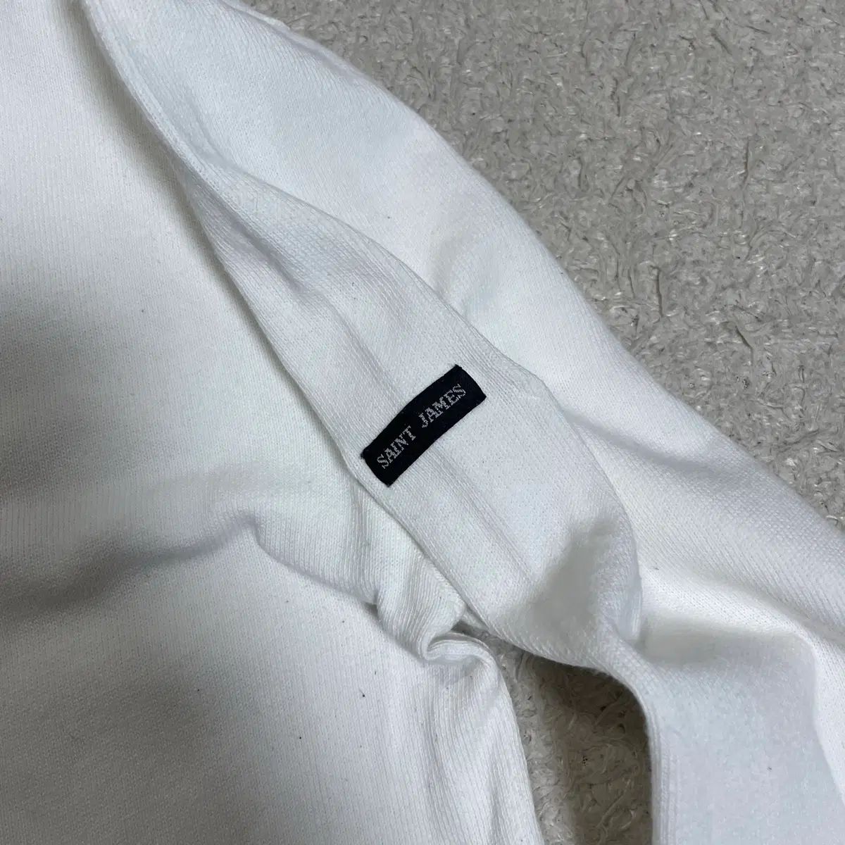 SAINT JAMES セントジェームス 長袖Tシャツ 白 6 【公式通販】