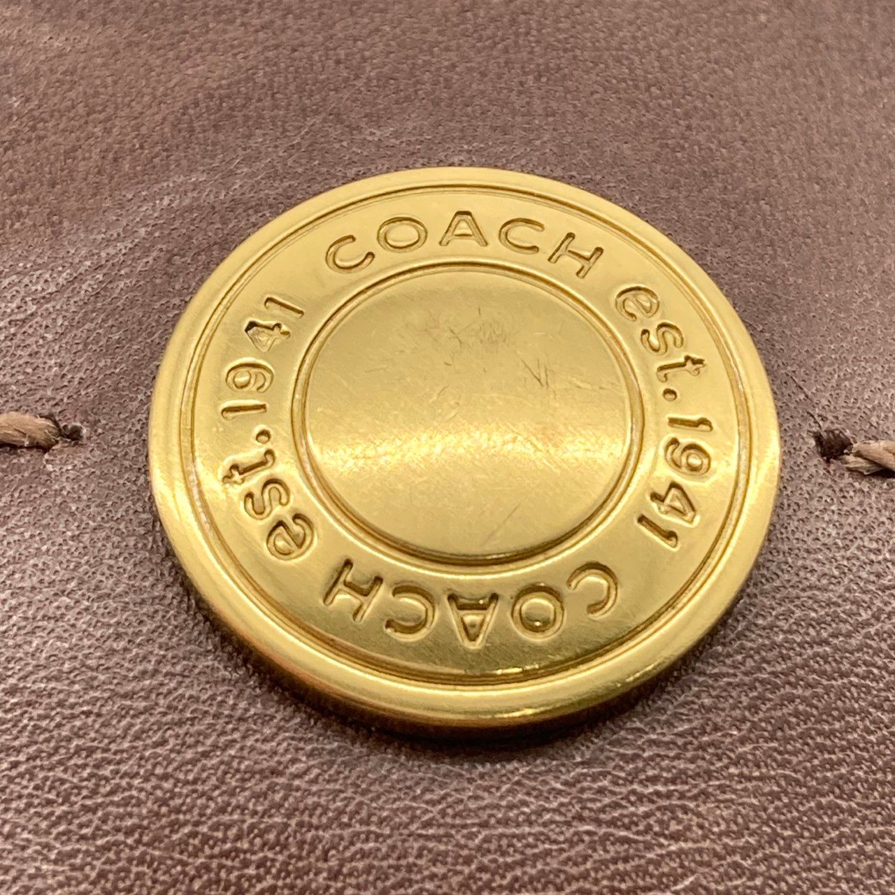 COACH（コーチ） エルゴ レザー 11285 トートバッグ ブラウン - メルカリ