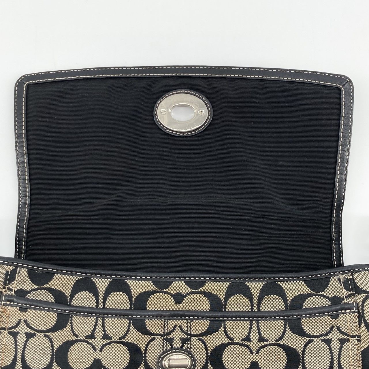COACH（コーチ） シグネチャー ターンロック キャンバス F13066 