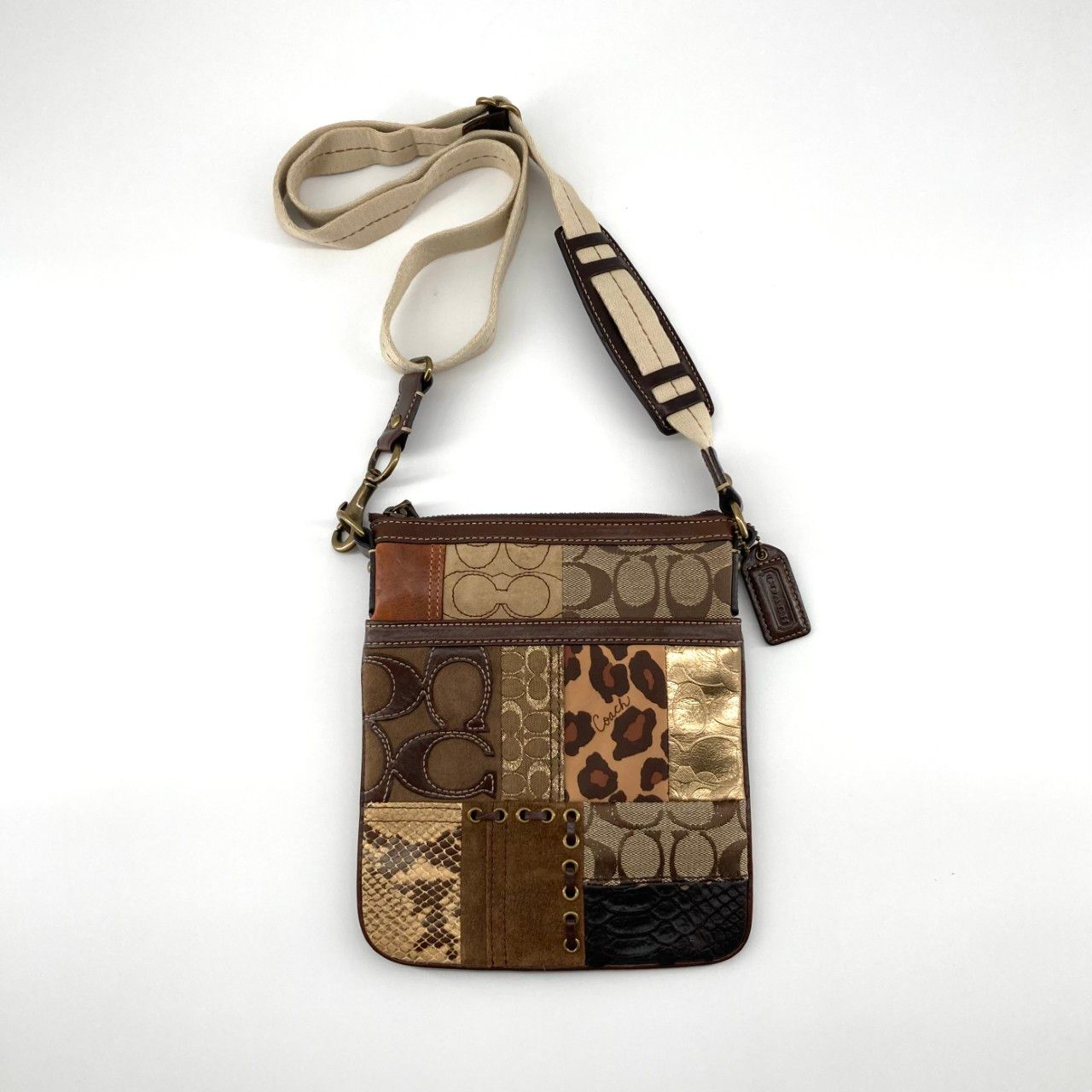 COACH（コーチ） シグネチャー パッチワーク 40915 ショルダーバッグ