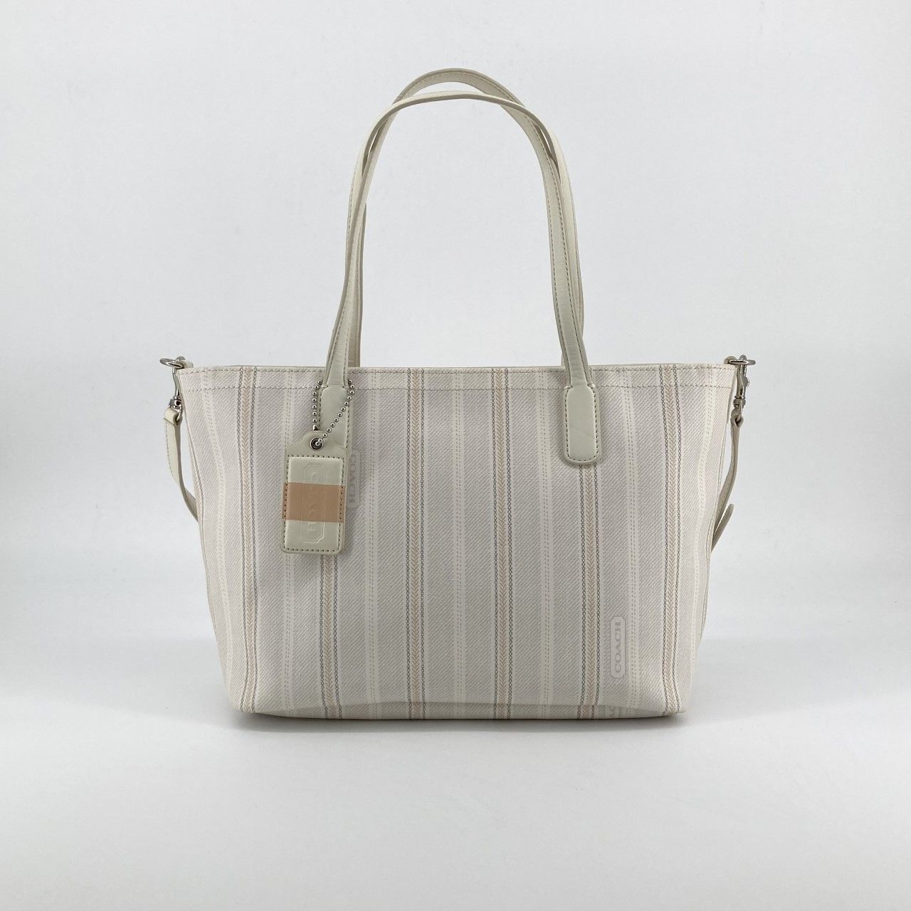 COACH（コーチ） ウィークエンド 2WAY ストライプ 23101 トートバッグ 