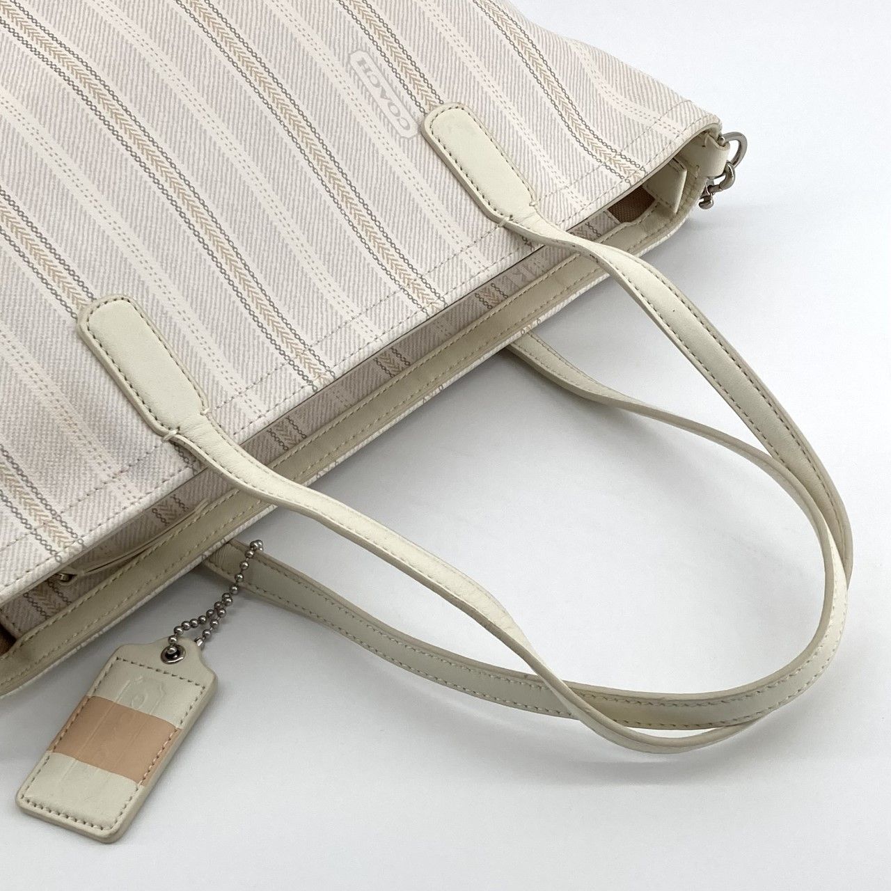 COACH（コーチ） ウィークエンド 2WAY ストライプ 23101 トートバッグ 