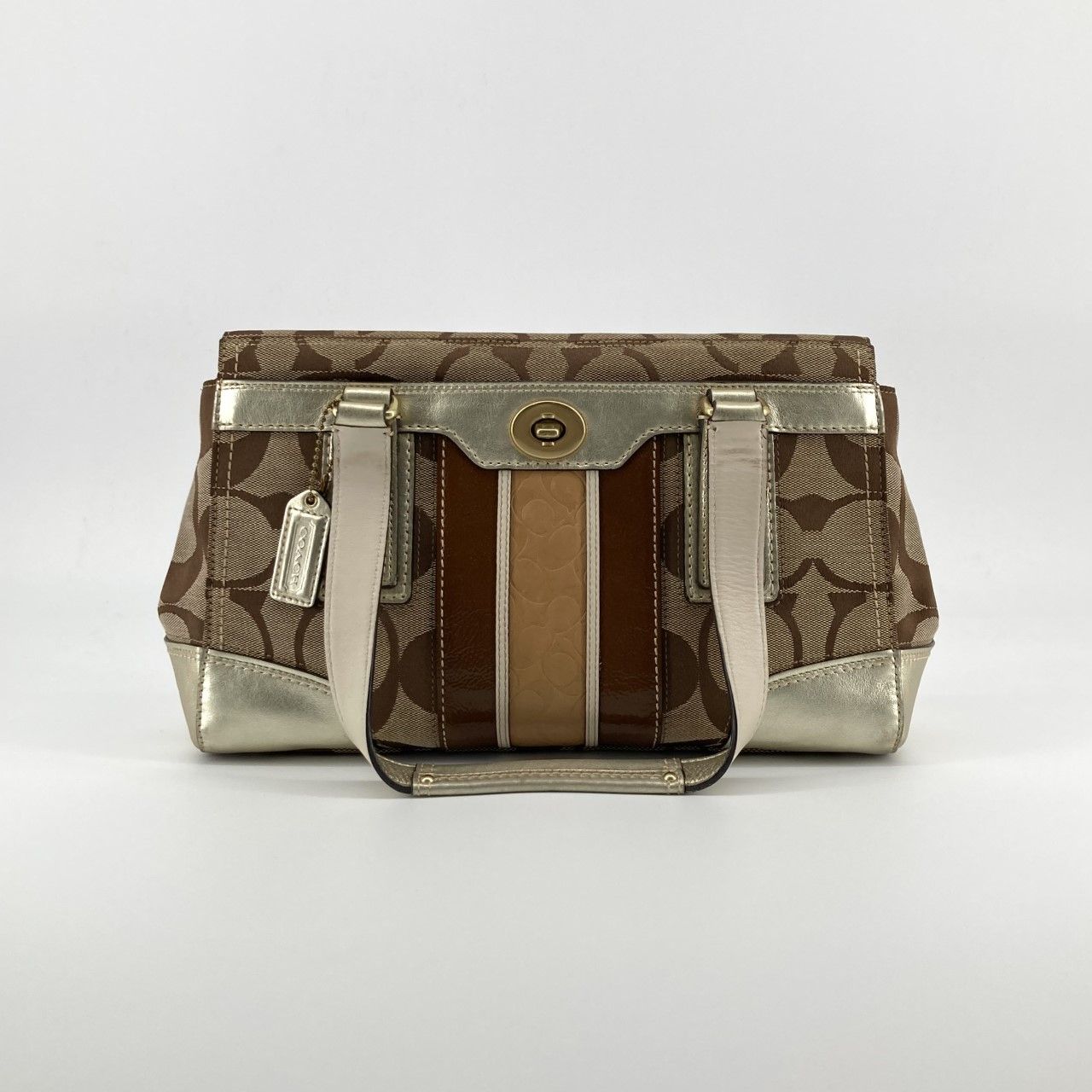 COACH（コーチ） シグネチャー キャンバス ターンロック 11620