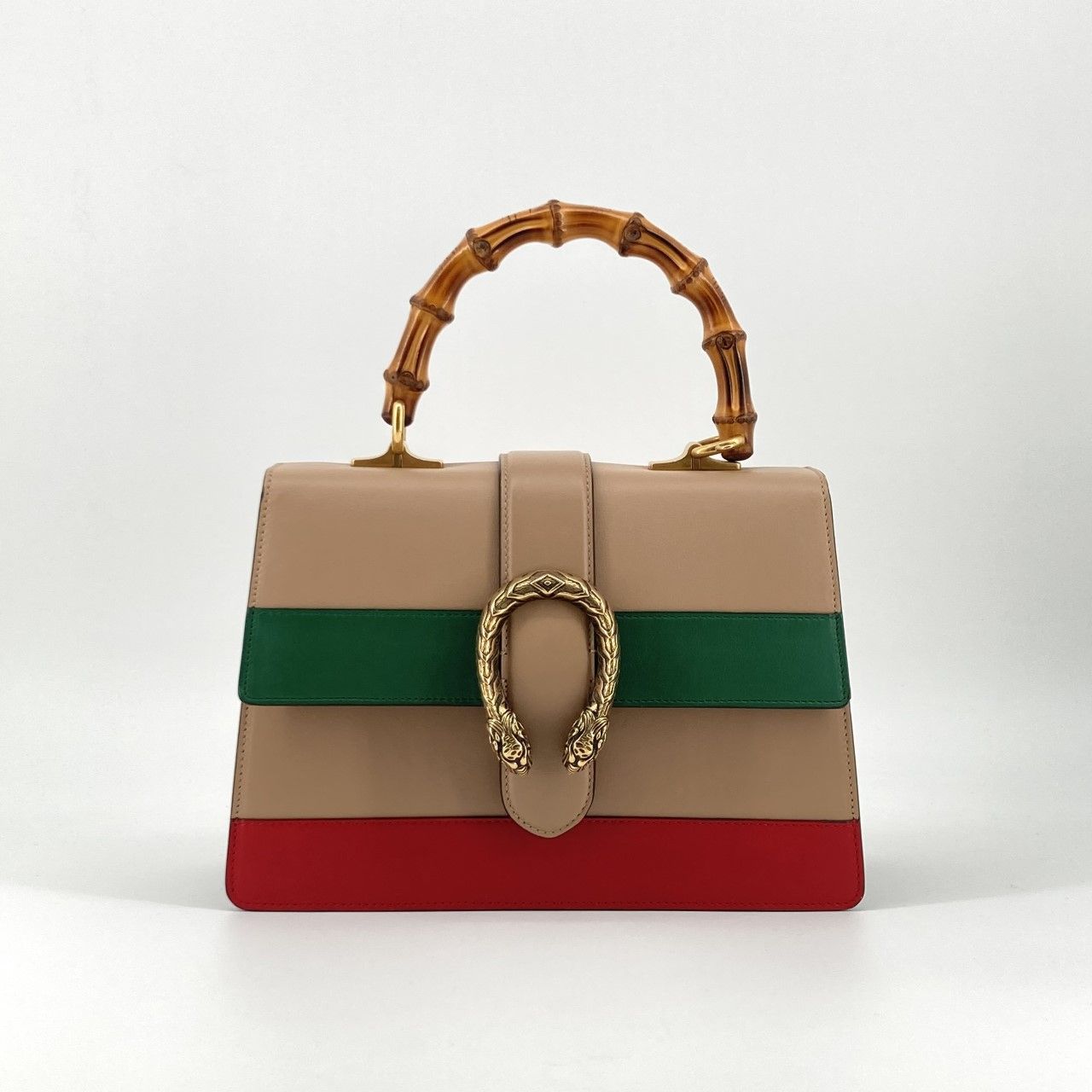 GUCCI（グッチ） バンブー ディオニュソス ウェブストライプ 448075 ハンドバッグ ベージュ 57,475円