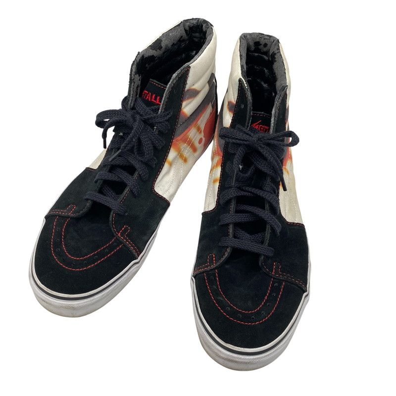 【ジャンク品】 VANS バンズ × METALLICA メタリカ SK8-HI KILL 'EM ALL スケートハイ キル ゼム オール スニーカー 靴 【162-260813-kh-03-izu】
