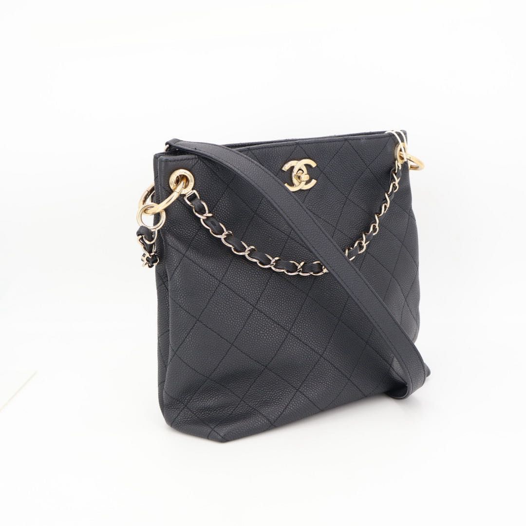 シャネル CHANEL ショルダーバッグ マトラッセ ココマーク ホーボーバッグ
