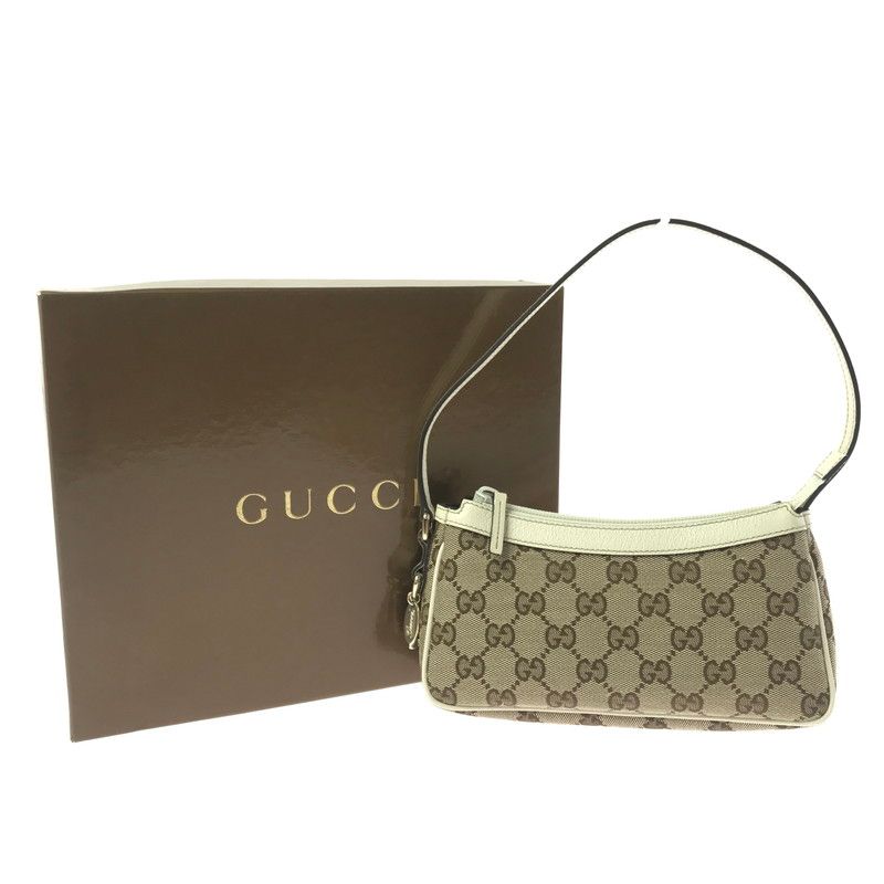 【中古品】 GUCCI グッチ GG CANVAS ONE-SHOULDER BAG 154432 GGキャンバス ワンショルダーバッグ カバン 【180-260813-rt-01-tagh】