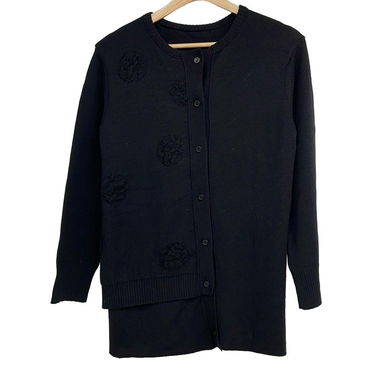 yohjiyamamoto(ヨウジヤマモト) カーディガン サイズ2 M レディース美品 - 黒 長袖