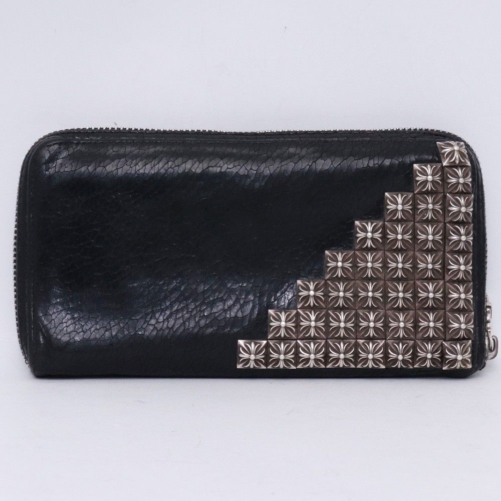 CHROME HEARTS REC F ZIP ゼロピラミッドスタッズコーナー ラウンド