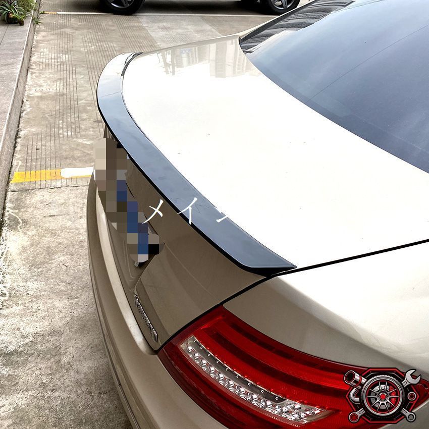 メルセデス・ベンツ Cクラス Mercedes-Benz C-Class W204 セダン 2008-2014 年式 専用 リヤスポイラー トランクリップ ウイング ABS製 両面テープ付き ドレスアップ カスタムパーツ 1点 かっこいい 10,152円