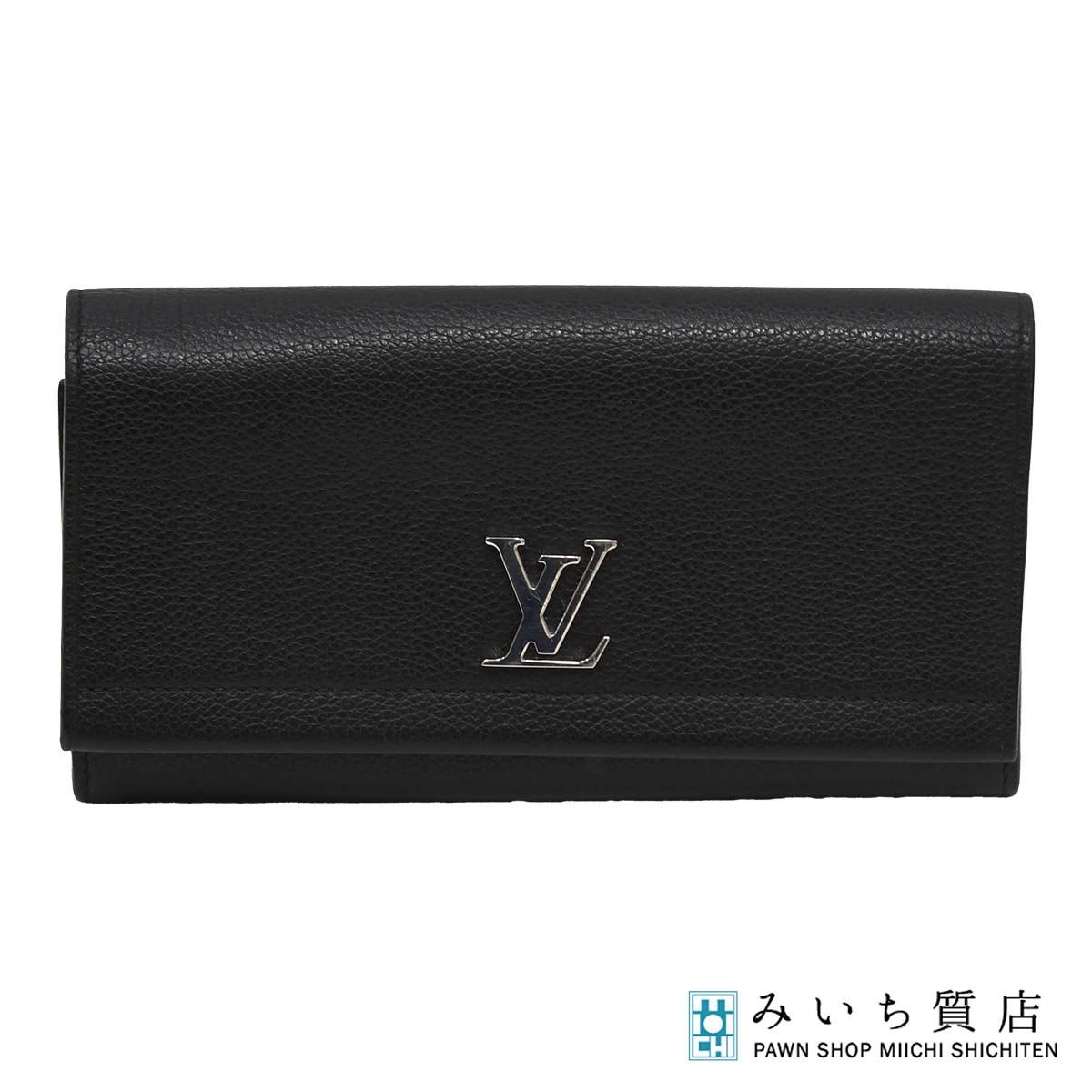 LOUIS VUITTON LV ルイヴィトン 長財布 M62329 ポルトフォイユ ロックミー2 ブラック 19K395-1