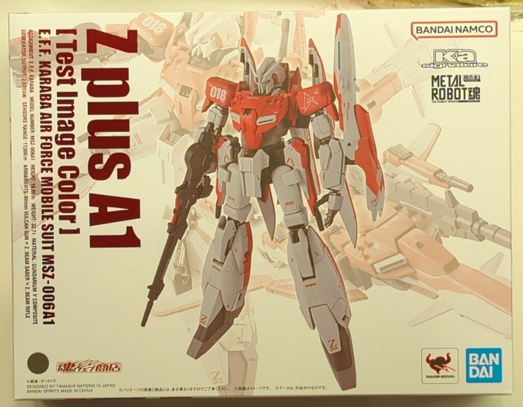 BANDAI SPIRITS METAL ROBOT魂(Ka signature) <SIDE MS> ガンダム・センチネル ゼータプラス A1(テスト機イメージカラー)