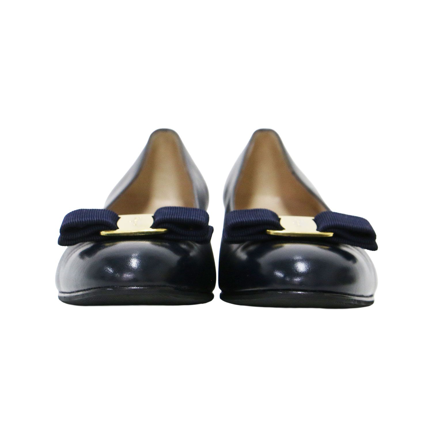 Salvatore Ferragamo サルヴァトーレ フェラガモ ネイビー 紺 71/2