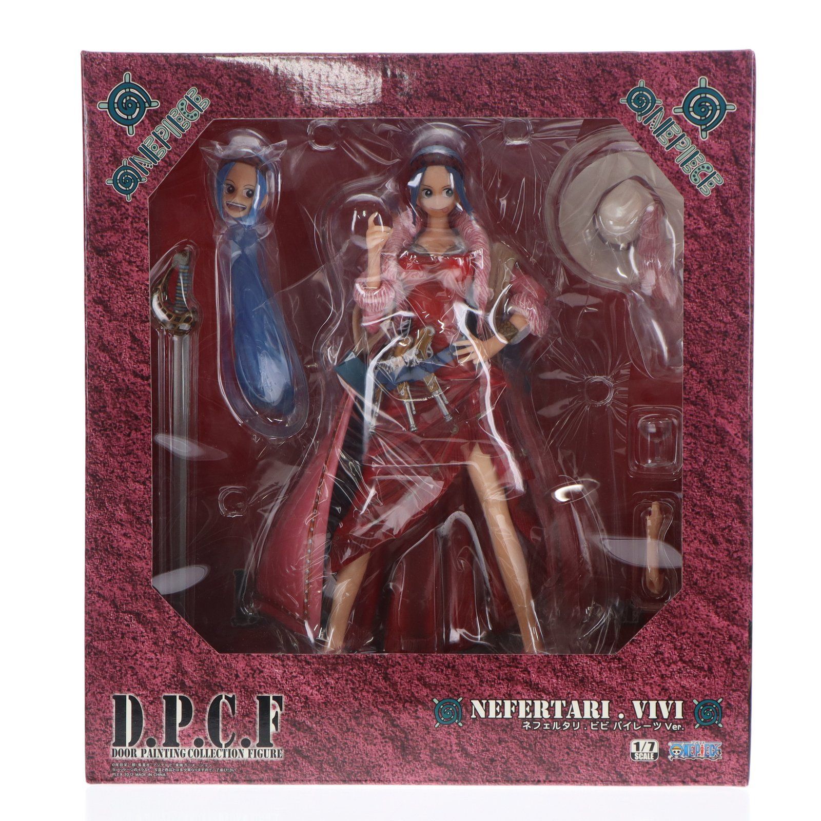 リペイント　ワンピース D.P.C.Fフィギュア　ネフェルタリ・ビビ　パイレーツ DOOR PAINTING COLLECTION FIGURE ネフェルタリ・ビビ パイレーツVer