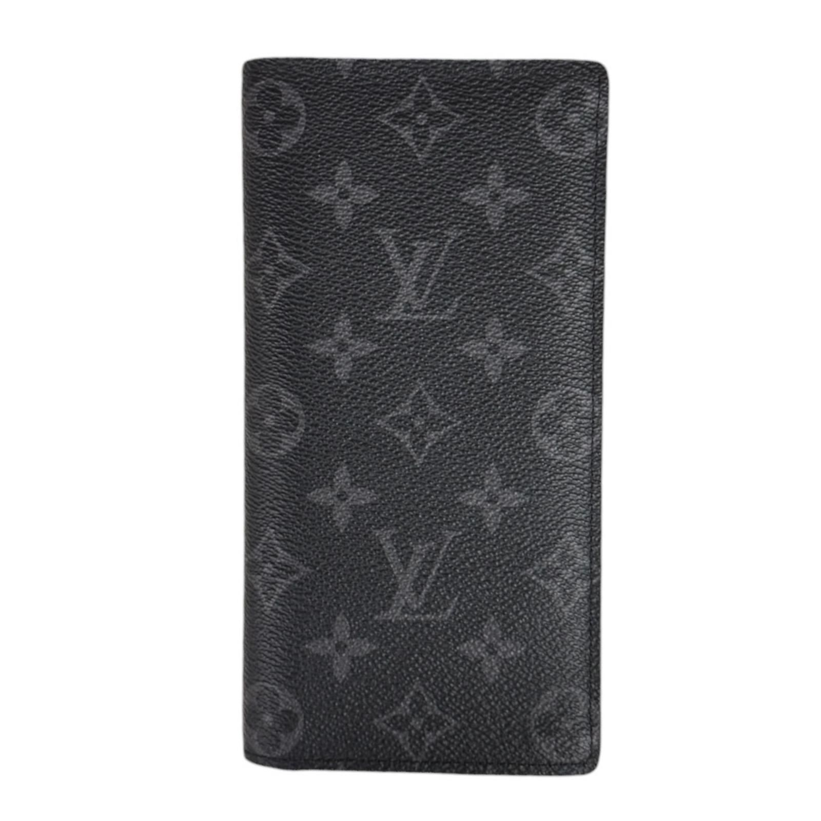 ルイヴィトン ポルトフォイユ ブラザ モノグラムエクリプス 長財布 モノグラムエクリプス M61697 メンズ LOUIS VUITTON 中古 ルイヴィトン ルイ ヴィトン