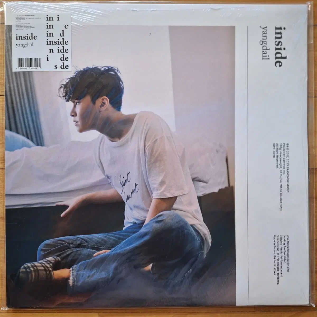 未開封/ヤン・デイル Inside LP ホワイド ヴァイナル ビニールレコード