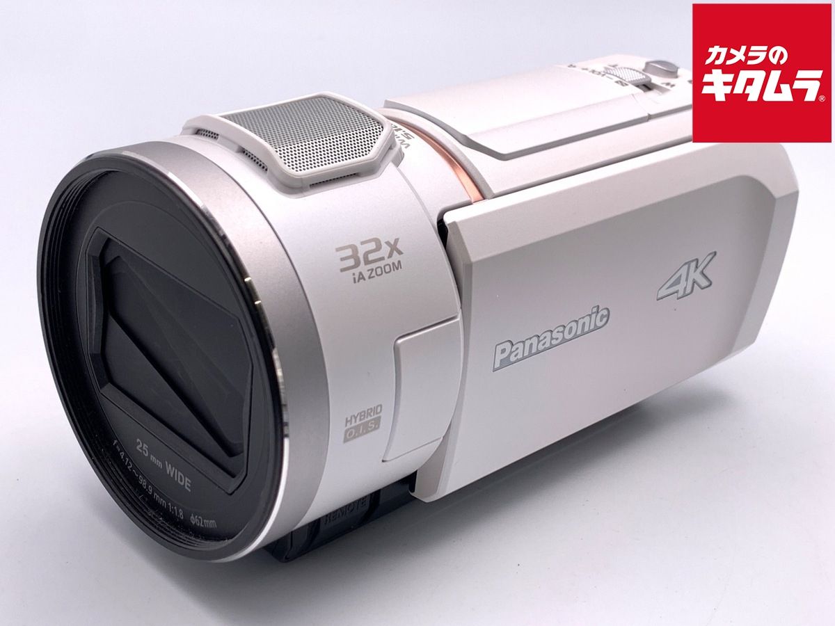 【中古】 【良品】 パナソニック デジタル4Kビデオカメラ HC-VX3-W パールホワイト