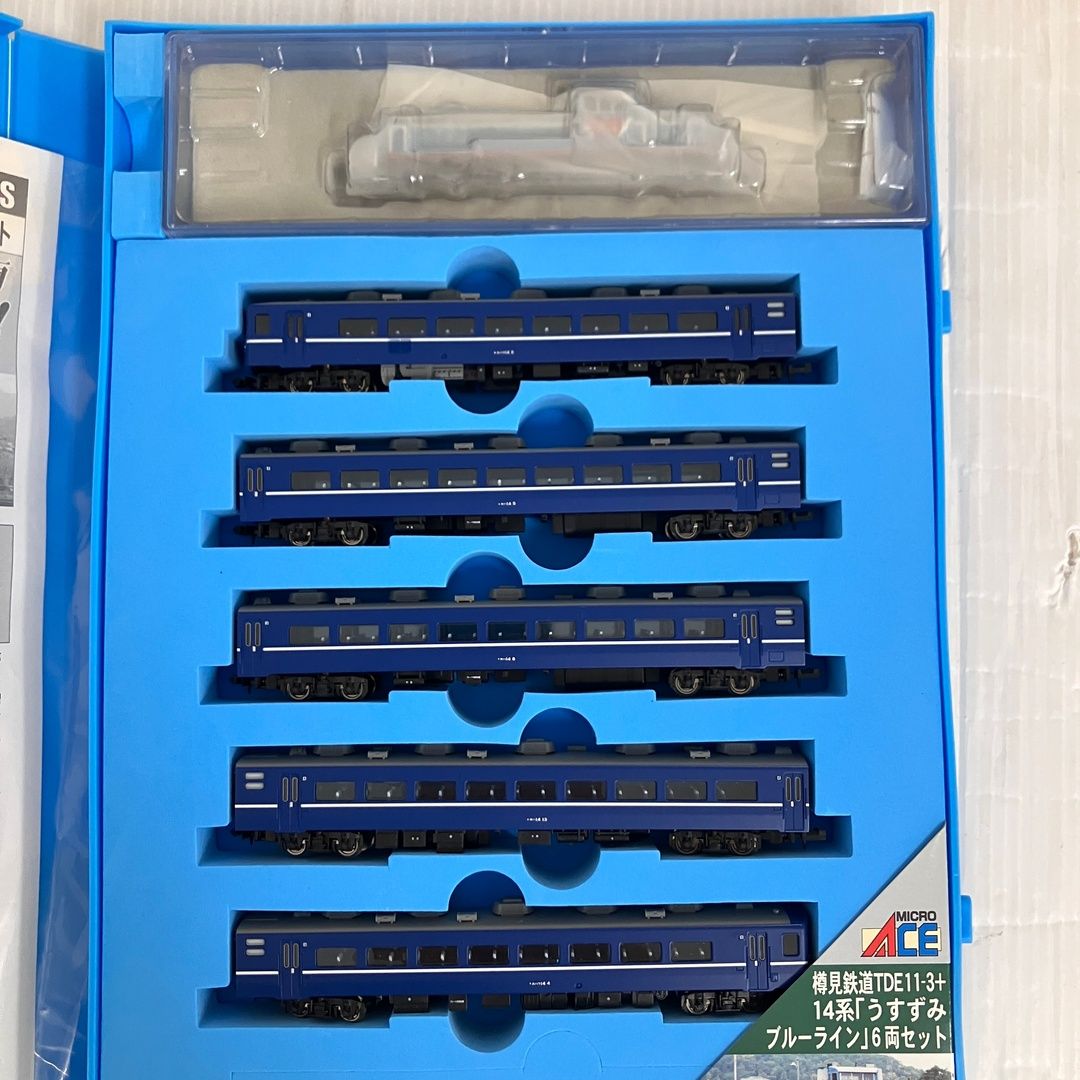 マイクロエース A-8638 樽見鉄道 TDE11-3 14系「うすずみブルーライン」 6両セット 鉄道模型 Nゲージ 動力有 中古 O11555301