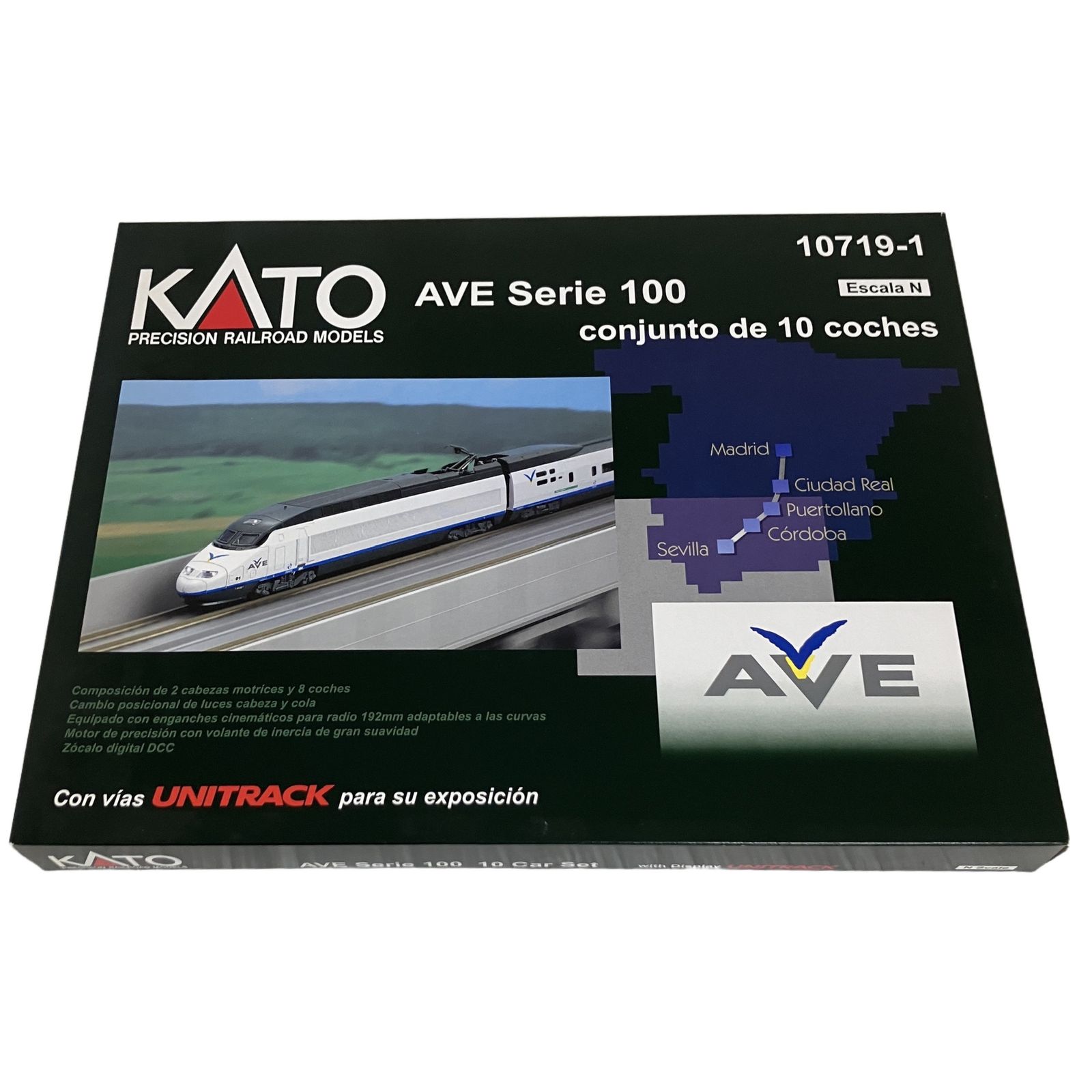 KATO 10719-1 AVE Serie 100 conjunto de 10coches スペイン 国鉄