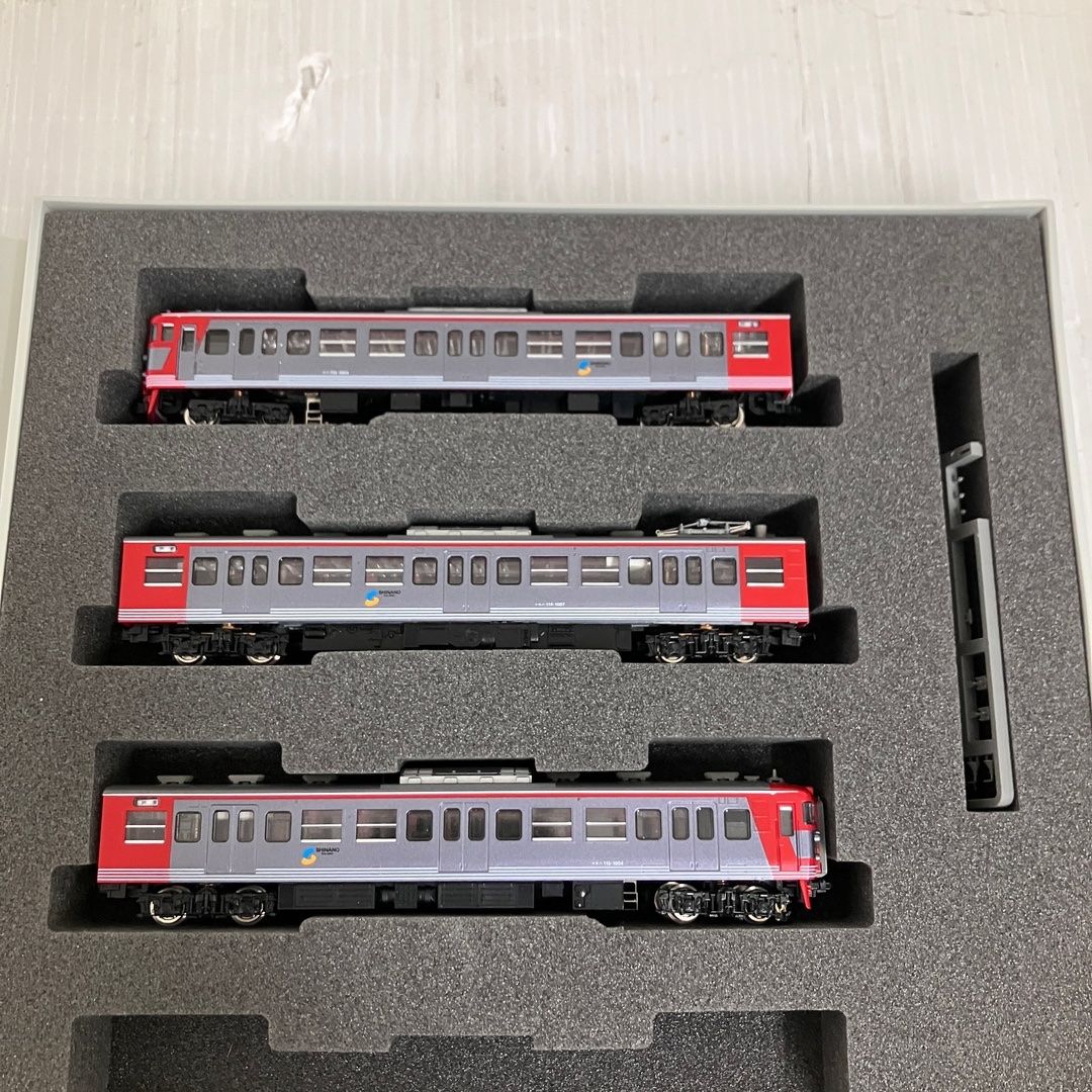 TOMIX 92226 しなの鉄道 115系 電車 3両セット Nゲージ 鉄道模型 動力有 中古 O11555290
