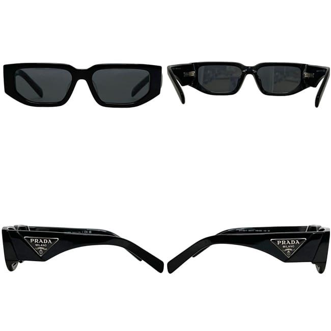 プラダ トライアングルロゴ サングラス 美品 SPR09Z-F PRADA