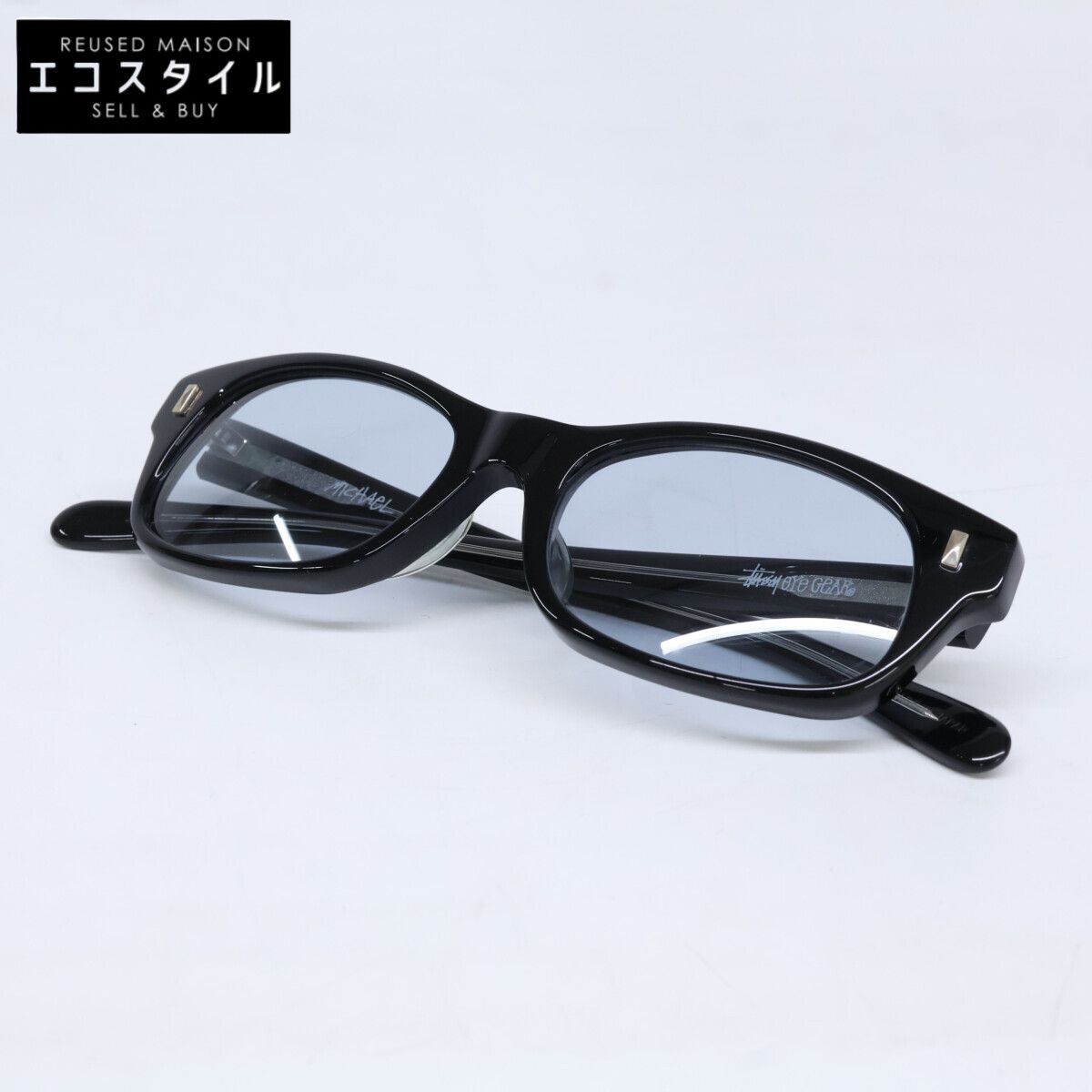 stussy　ステューシー　EYEGEAR アイギア MICHAEL マイケル カラーレンズ スクエアシェイプ アイウェア