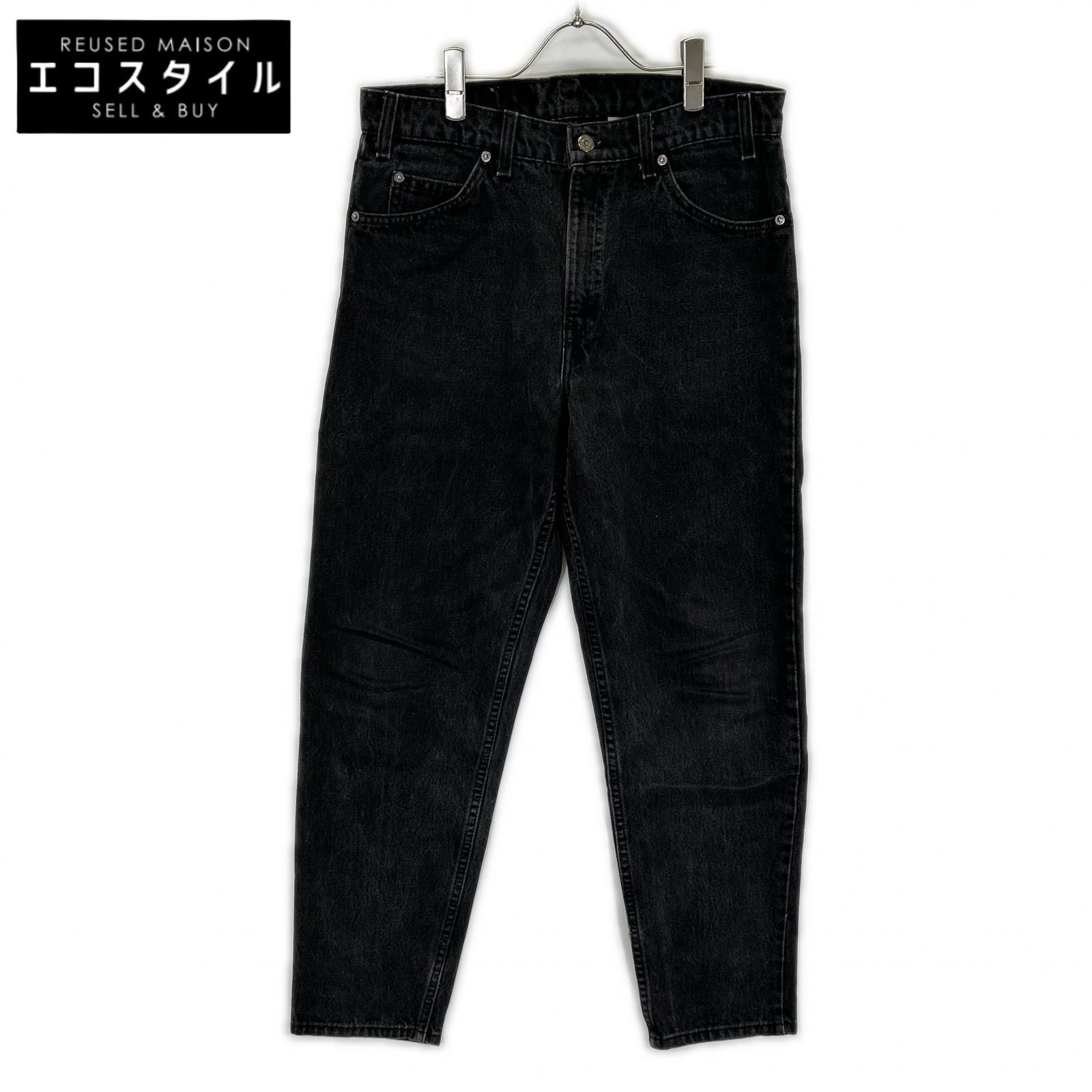 LEVI'S　リーバイス　95年製 USA製 550 オレンジタブ ブラック デニムパンツ　33