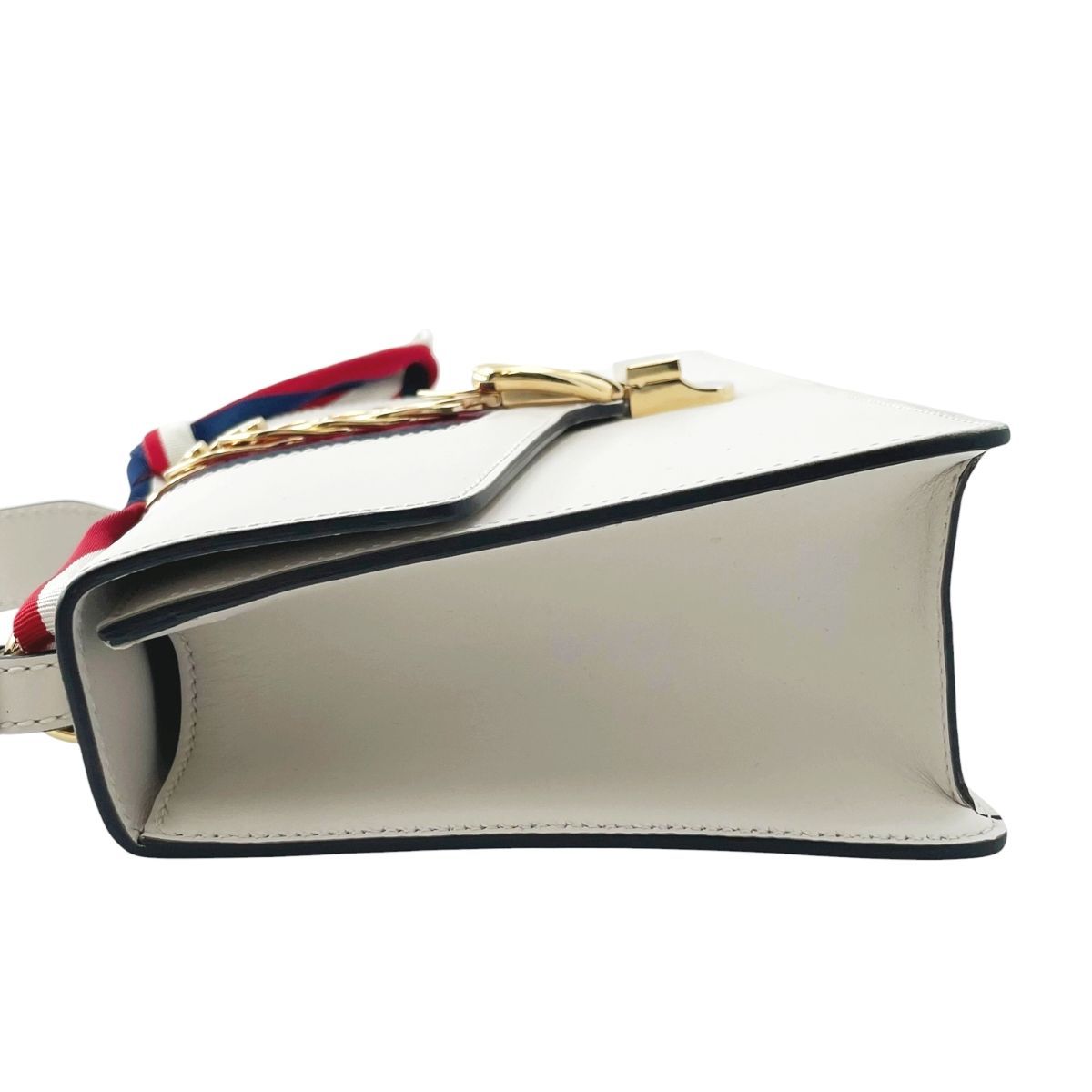 中古】 GUCCI グッチ シルヴィ スモール ショルダーバッグ ホワイト 