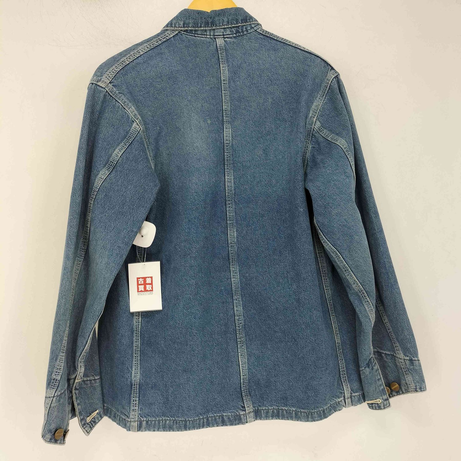 90s USA製星タグ CARHARTT チョアコート ネイビー Ｌ カーハート Carhartt 90S 98年製造 星タグ ブランケット無 Chore Coat