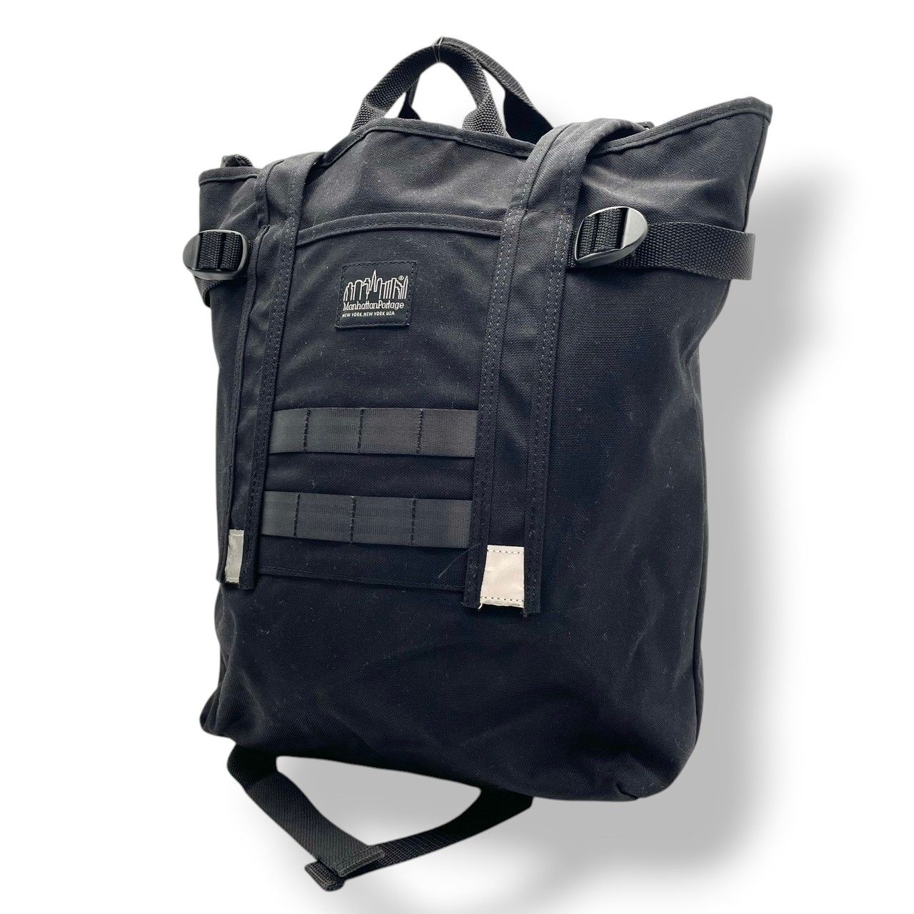 マンハッタンポーテージ Manhattan Portage BLACK LABEL クリスティー バックパック リュックサック デイパック コーデュラキャンバス ブラック 黒 A4収納可 PC収納 通勤 通学 大容量 カジュアル MP2231BL S79