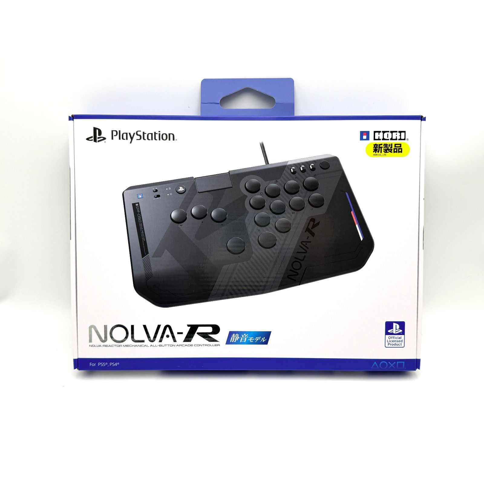 テレビゲーム HORI NOLVA-R レバーレス 静音モデル PS5 PS4対応