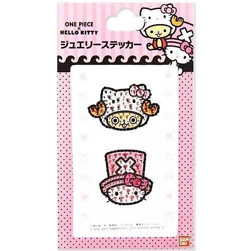 Hello Kitty x One Piece Jewelry Sticker Chopper Kitty