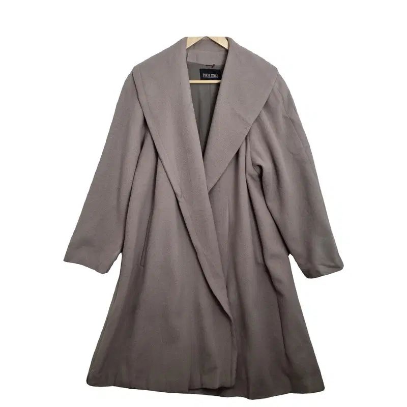 TOKYO STYLE グレー ベージュ ヴィンテージ レディース ウール ロングコート F 6,970円