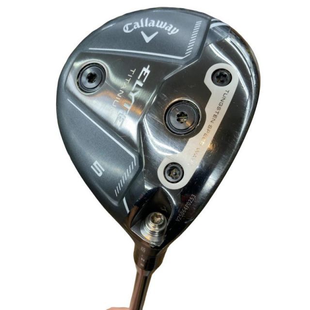 【中古】 キャロウェイ ELYTE TITANIUM 5W フェアウェイウッド FW 純正特注シャフト (フレックスR) メンズ 男性用 右利き 右用 Cランク ゴルフクラブ