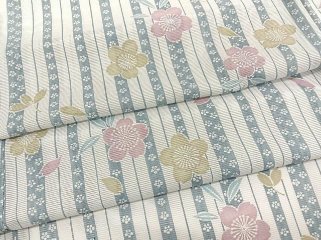 平和屋着物＊夏物　小紋　絽　舞花文　洗える着物　BAAY4408hv 12,922円
