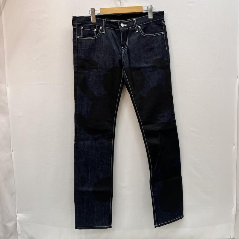 ディズニー D24 ミッキーシルエット ミッキーポケット デニムパンツ レディース L ISItems【USED】【古着】【中古】50165529