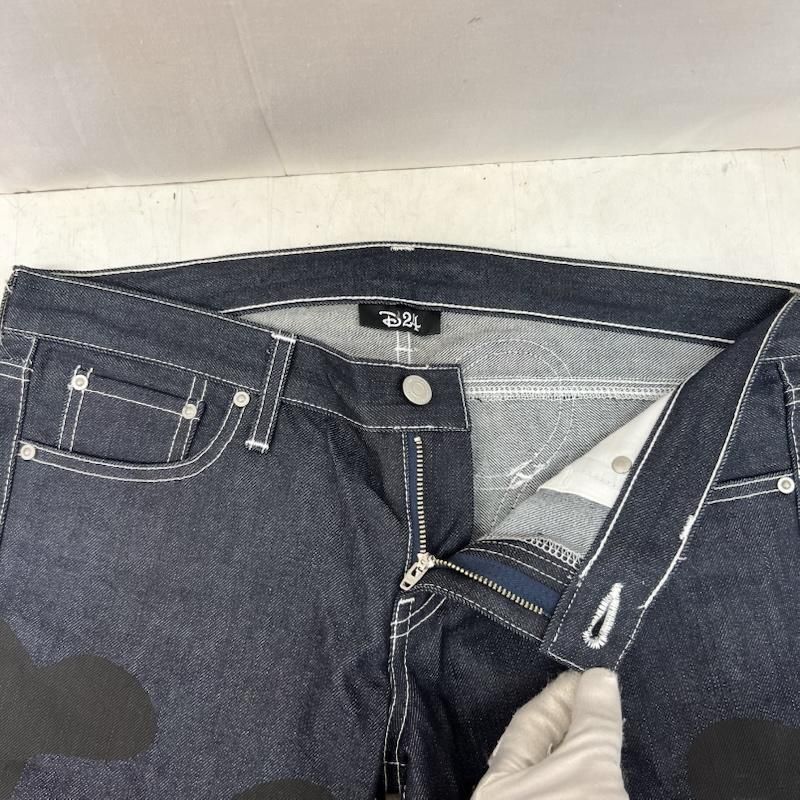 ディズニー D24 ミッキーシルエット ミッキーポケット デニムパンツ レディース L ISItems【USED】【古着】【中古】50165529