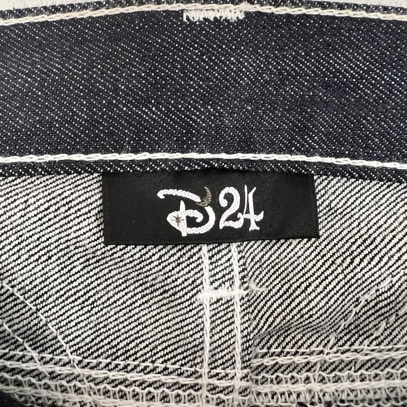 ディズニー D24 ミッキーシルエット ミッキーポケット デニムパンツ レディース L ISItems【USED】【古着】【中古】50165529