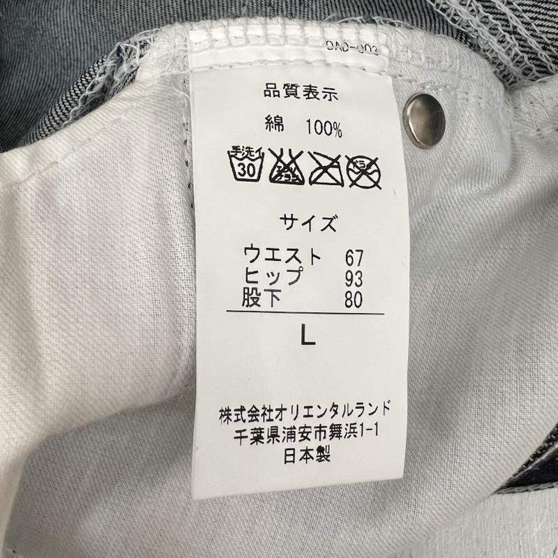 ディズニー D24 ミッキーシルエット ミッキーポケット デニムパンツ レディース L ISItems【USED】【古着】【中古】50165529