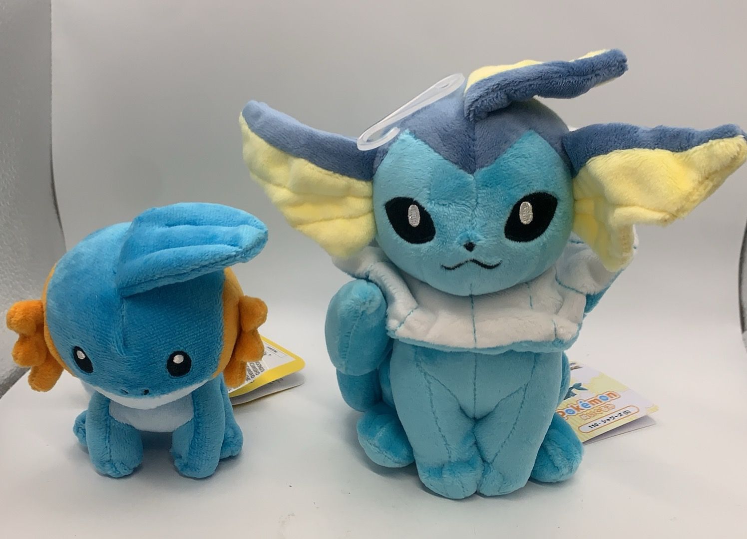 ポケットモンスター ぬいぐるみ ミズゴロウ＆シャワーズ (S) --532339