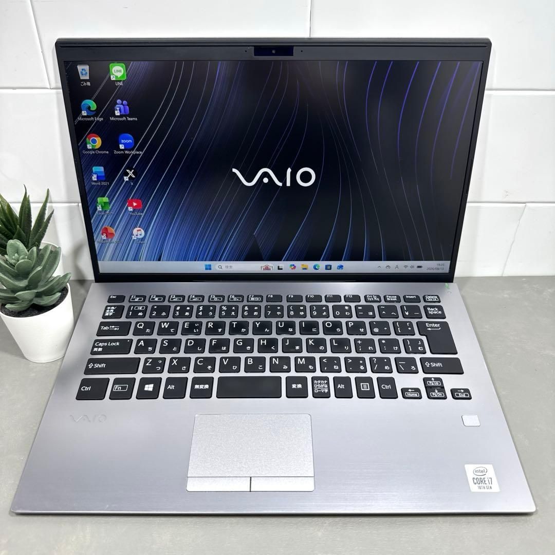 【Vaio】SX14マットシルバー☘10世代i7☘メモリ16NVMe512