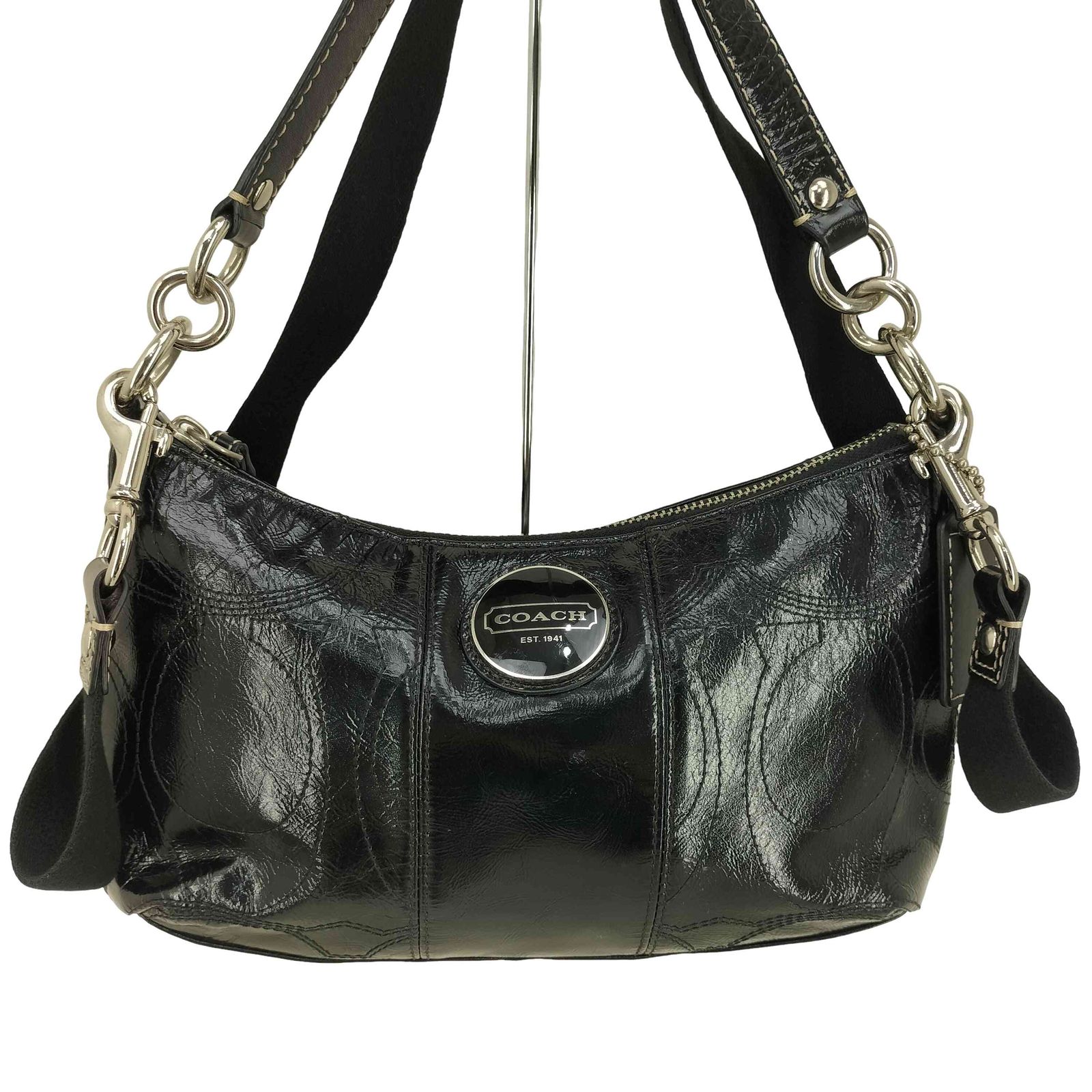コーチ COACH y2k 2WAY エナメル ワンショルダーバッグ レディース ONE 