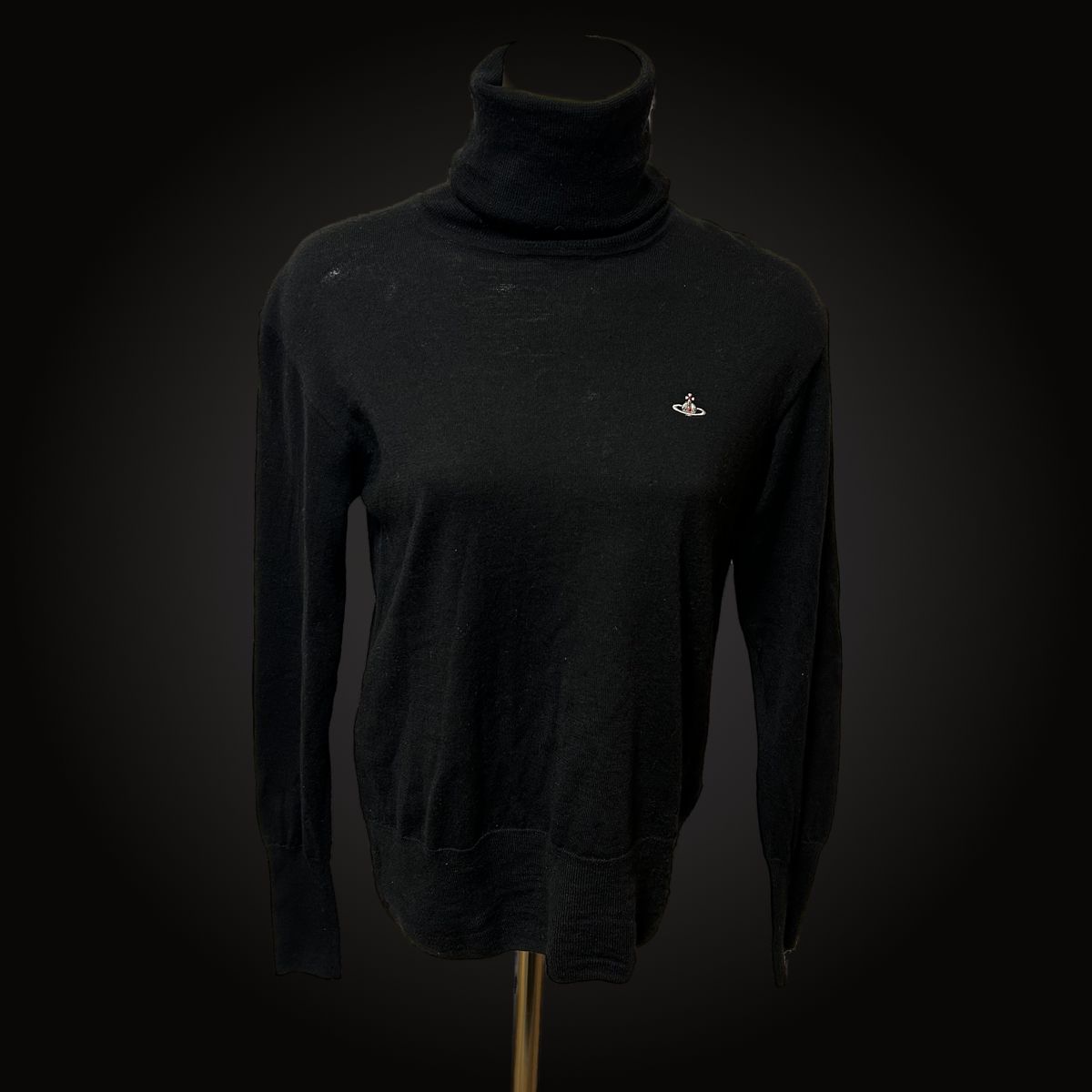 Vivienne Westwood ヴィヴィアン Archive ウール タートルニット 黒 11,850円