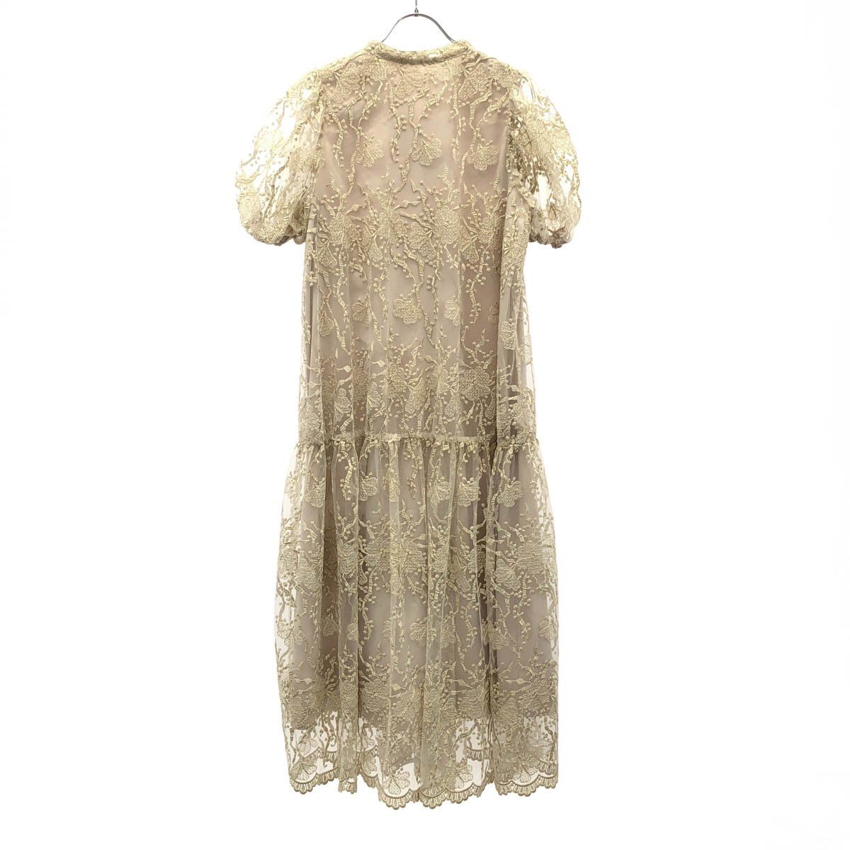 Acka エーシーケーエー puffy occasion dress パフィー オカッション ドレス Aaka-mf-019 ベージュ系 01 14,023円