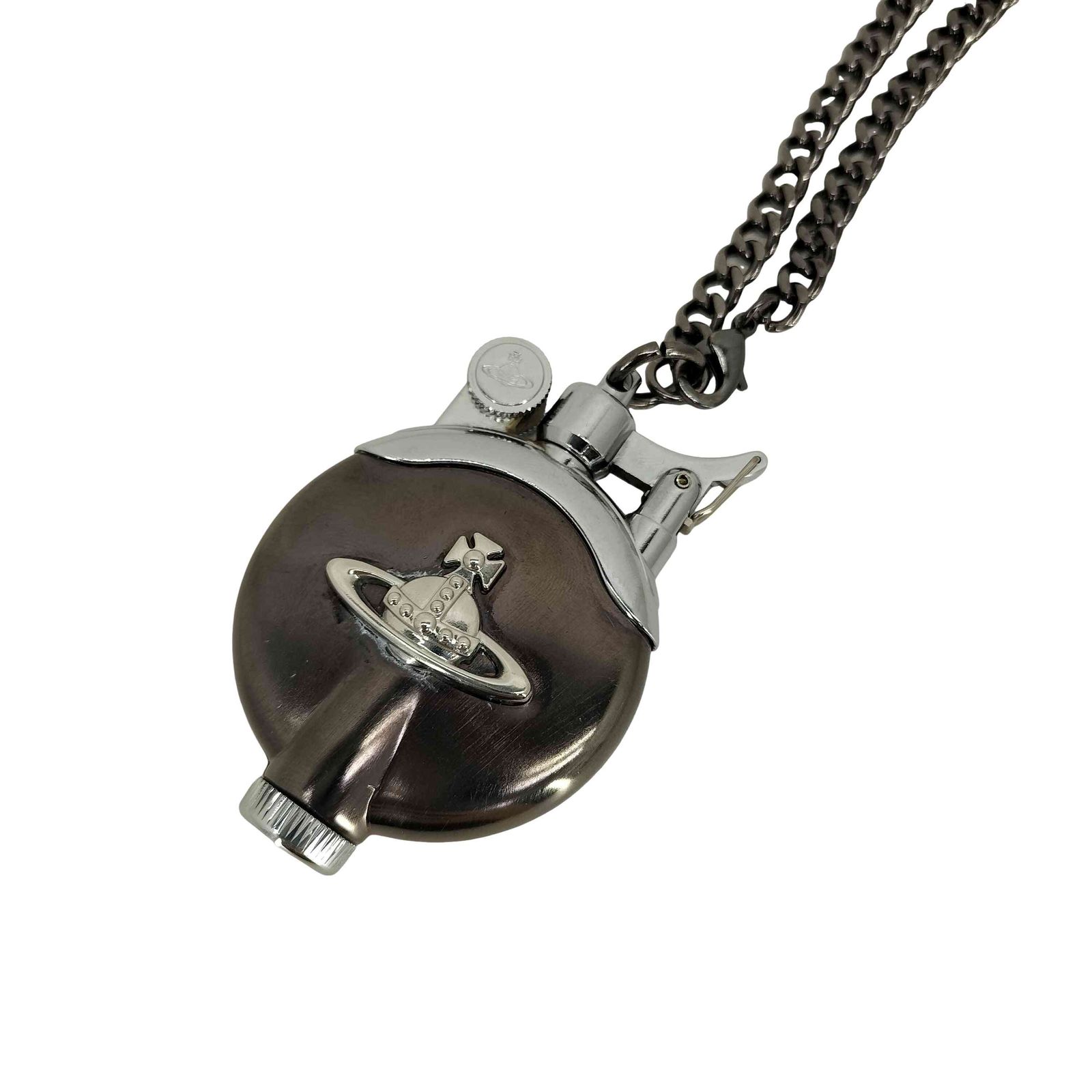 ヴィヴィアンウエストウッドレッドレーベル Vivienne Westwood RED LABEL オーブ オイル ライター チェーン ネックレス レディース 表記無