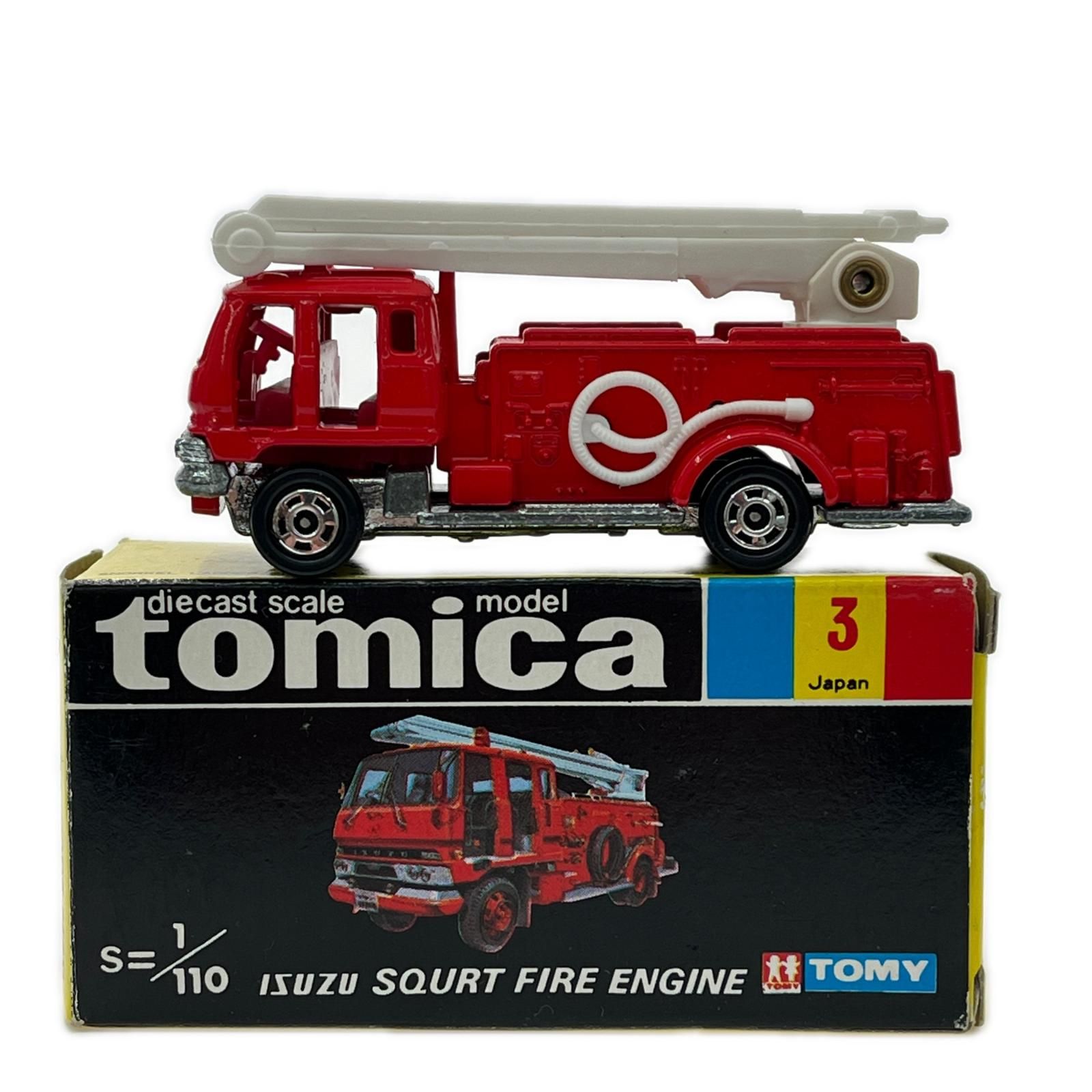 トミカ 黒箱トミカ No.3 いすゞ スクアート消防車 1/110スケール 日本製 6,435円
